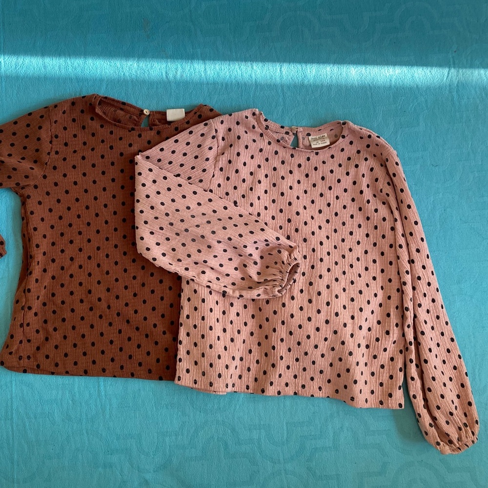 Long sleeve girl blouses